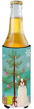 Caroline's bysures BB4160MUK veseli božićno drvcu Saint Bernard Ultra Hugger za tanke limenke, može hladnije