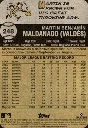 2022 Heritage za topps 248 Martin Maldonado NM-MT Astros