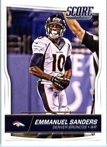 Ocjena 100 Emmanuel Sanders Broncos NFL Fudbalska karta NM-MT
