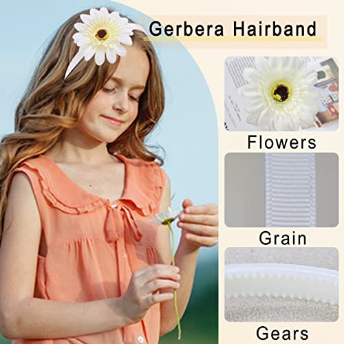 TOOBIT Flower Headbands Daisy Headbands proljeće ljeto Flower Headbands lijepa modna traka za glavu za žene
