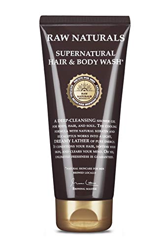 Recept za muškarce Raw Naturals Supernatural pranje kose i tijela, hlađenje i energiziranje hidratantnom